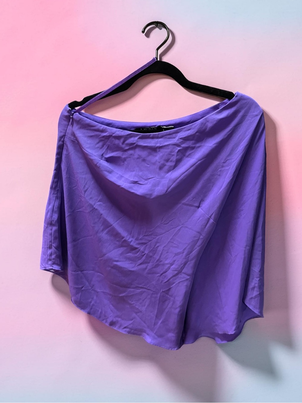 Ralph Lauren Lilac Over the shoulder shirt Size XS NWT